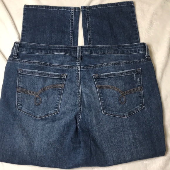 4/$25 Riders by Lee Midrise Straight Leg Size 18P - Picture 6 of 7